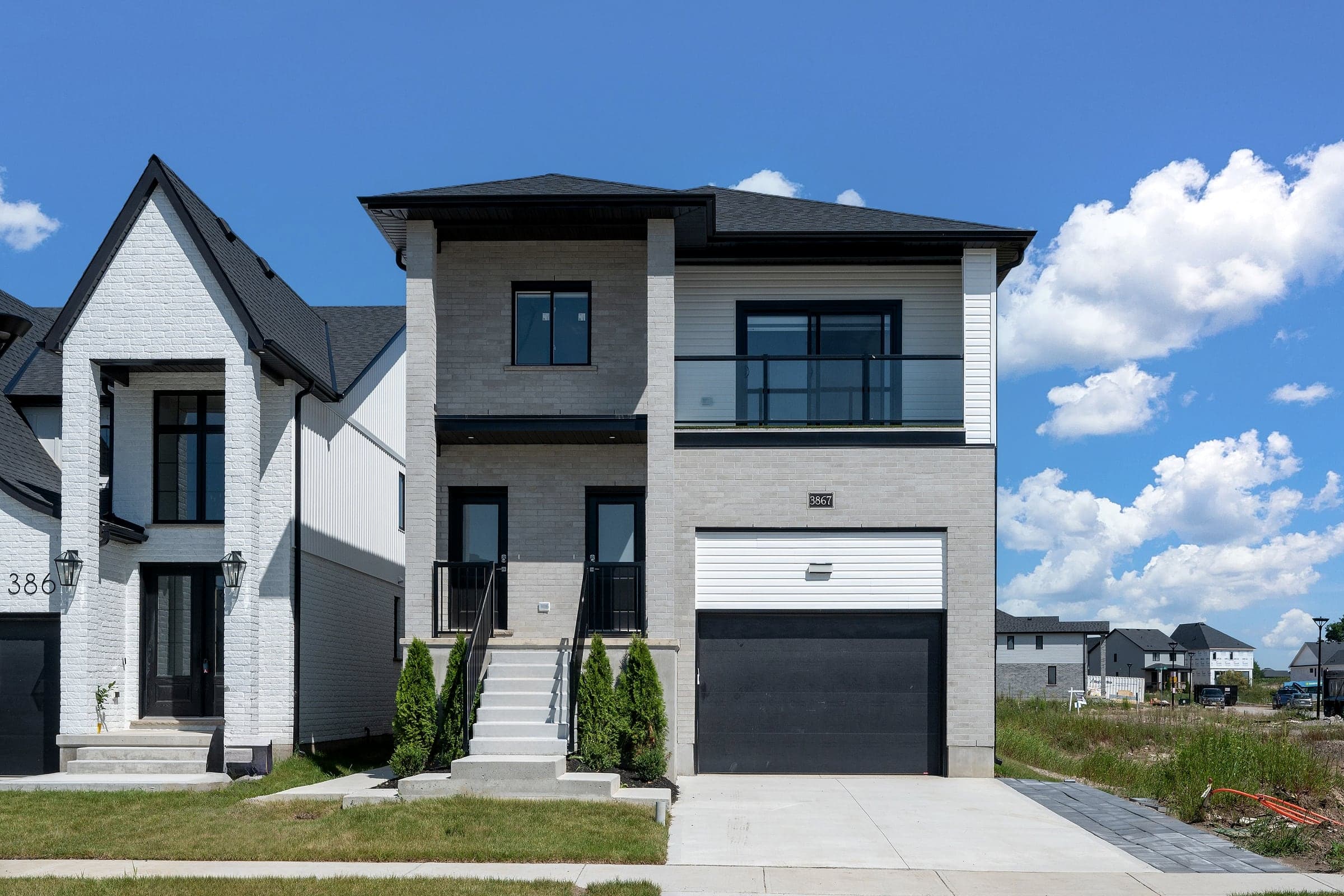 The Lambeth Triplex — a multi-unit custom home by Black Cedar Homes in Lambeth, London, Ontario